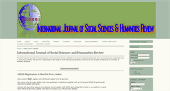 Desktop Screenshot of ijsshr.com